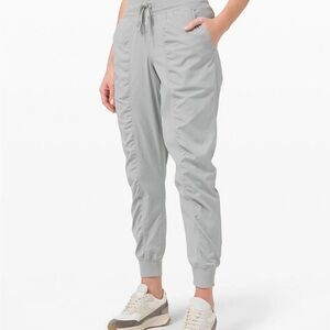 Lululemon Athletica Gray Track Pants with Elastic Waistband never worn